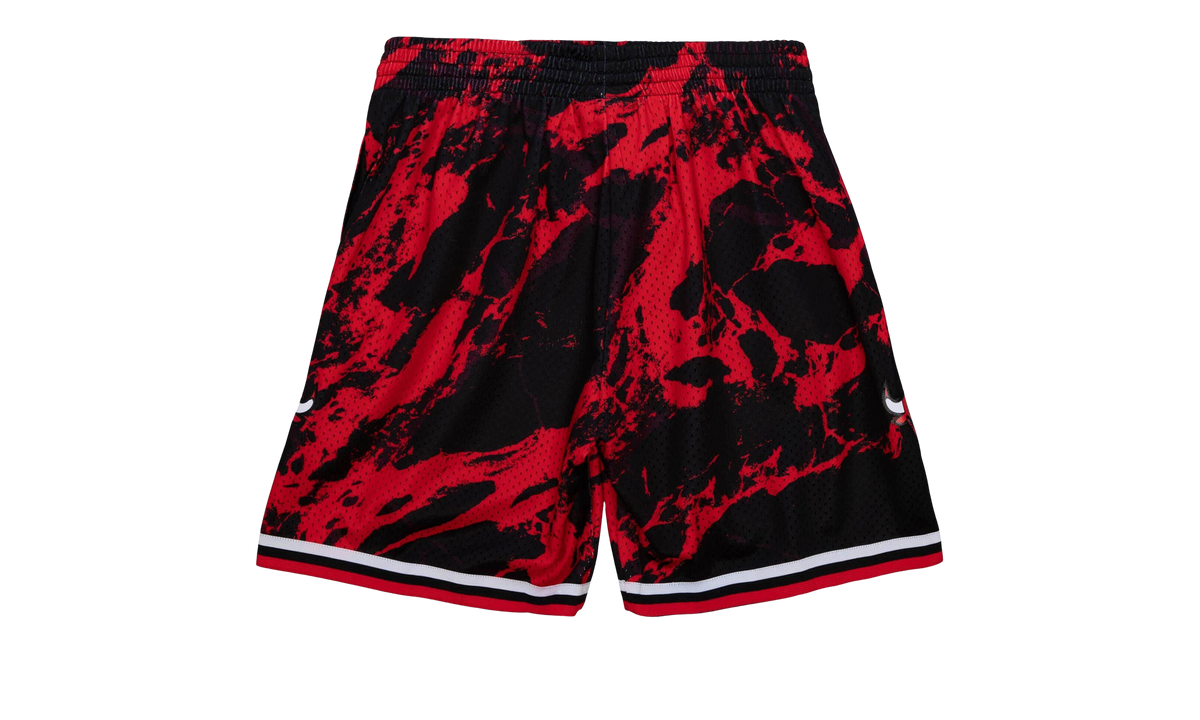 Mitchell & Ness Team Marble Swingman Shorts "NBA Chicago Bulls 1997" PFSW1279 CBU97PPPBLCK