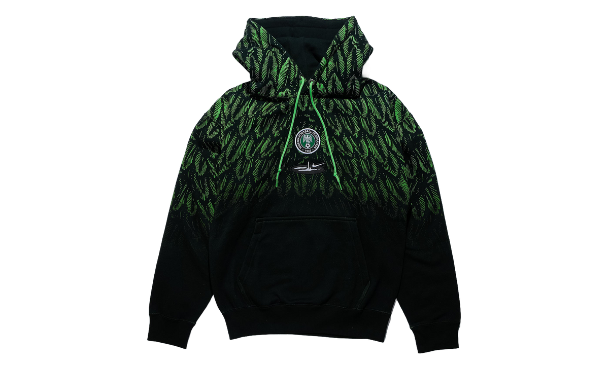 Nike Nigeria x Slawn Fleece Hoodie "Black" IR5219 010