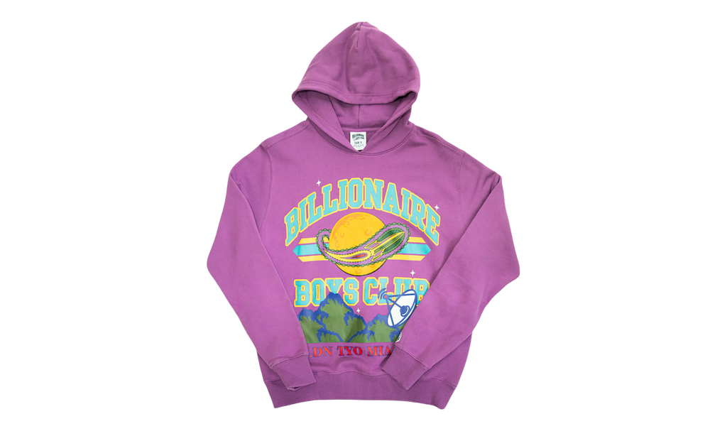 Billionaire Boys Club Globe Hoodie "Amethyst" 861 1306 AME