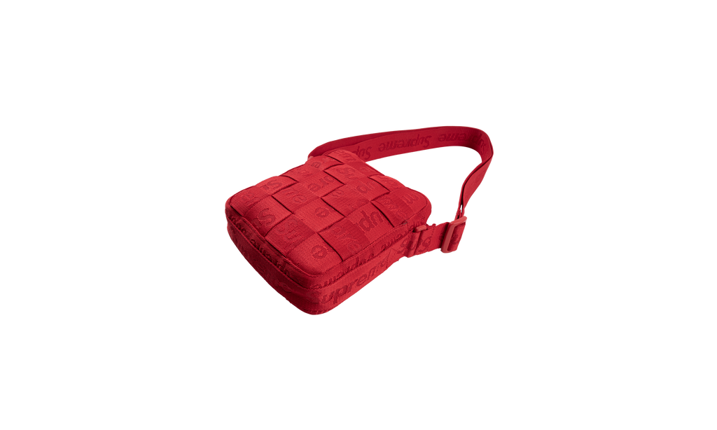 Supreme Woven Shoulder Bag "Red" SU556