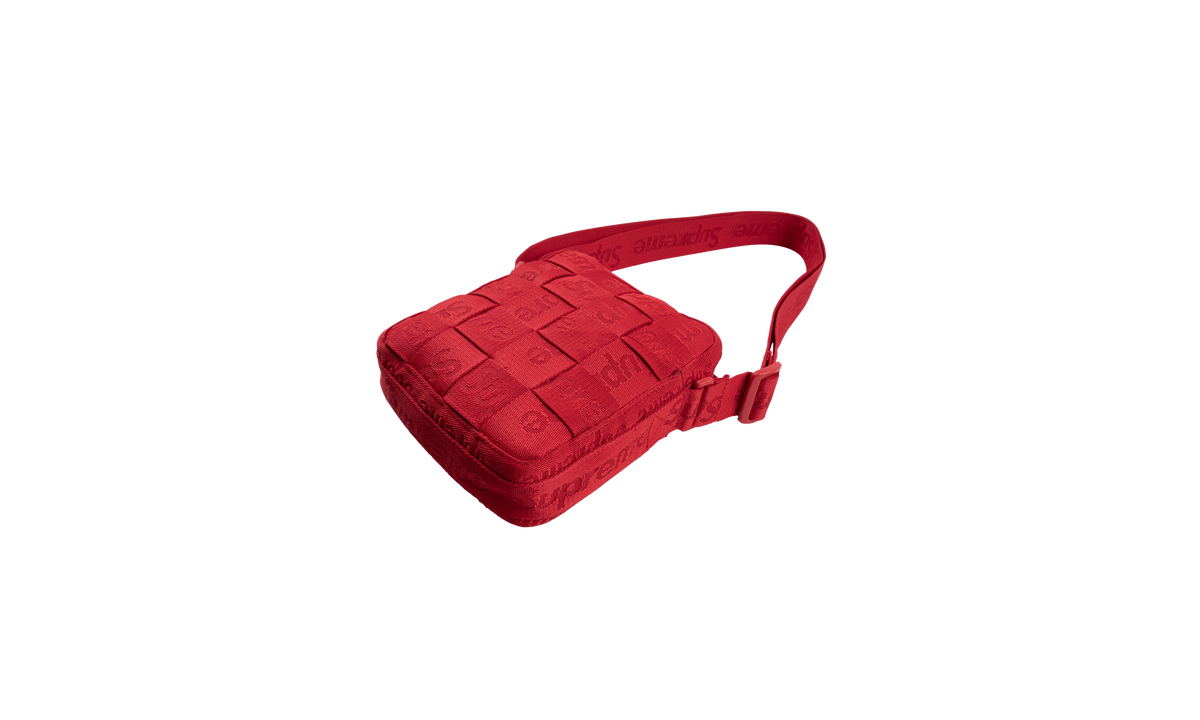 Supreme Woven Shoulder Bag "Red" SU556