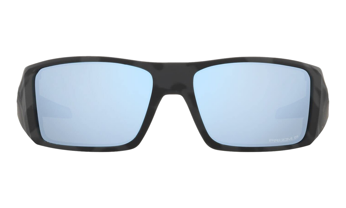 Oakley Heliostat Polarized Sunglasses "Matte Black Camo / PRIZM Deep Water Polarized" OO9231 05