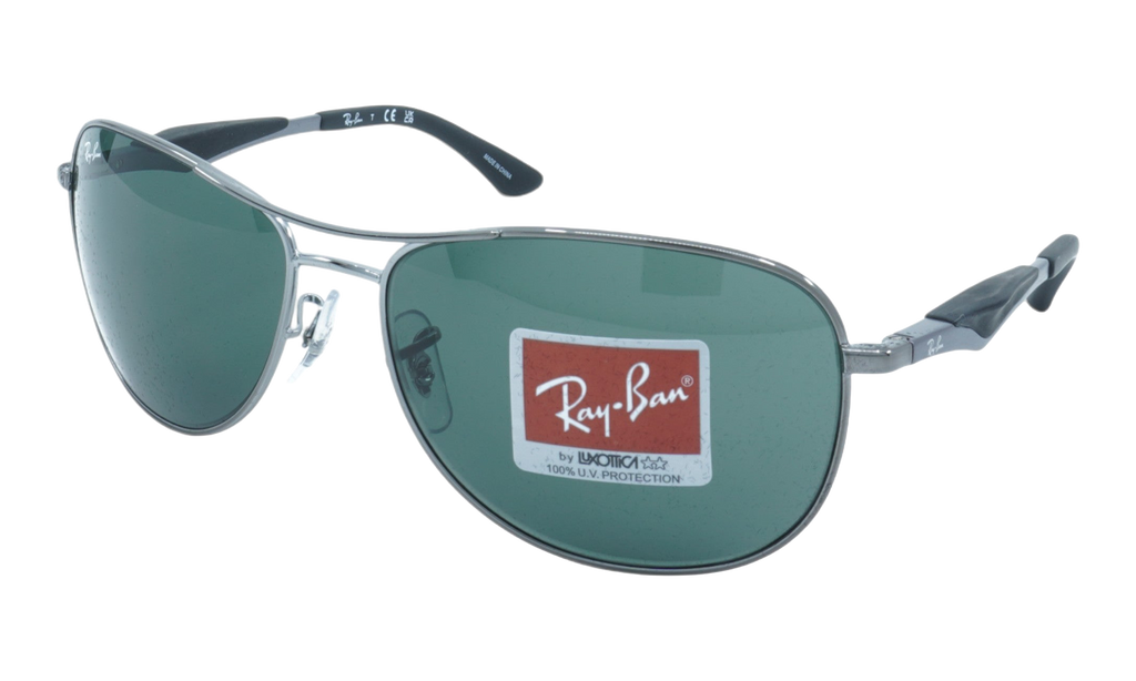 Rayban ROUND SUNGLASSES "GUNMETAL" RB3519-004-71