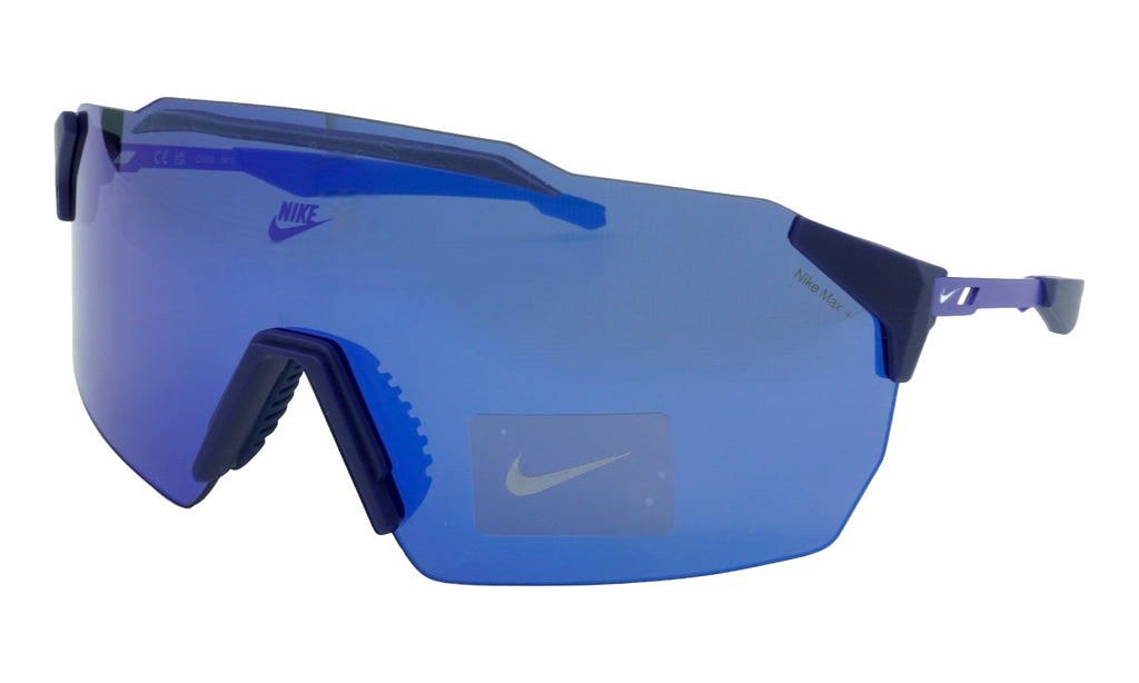 Nike Limitless Shield Mirrored Sunglasses "Blue Void / Blue Mirror" IB3521X 492