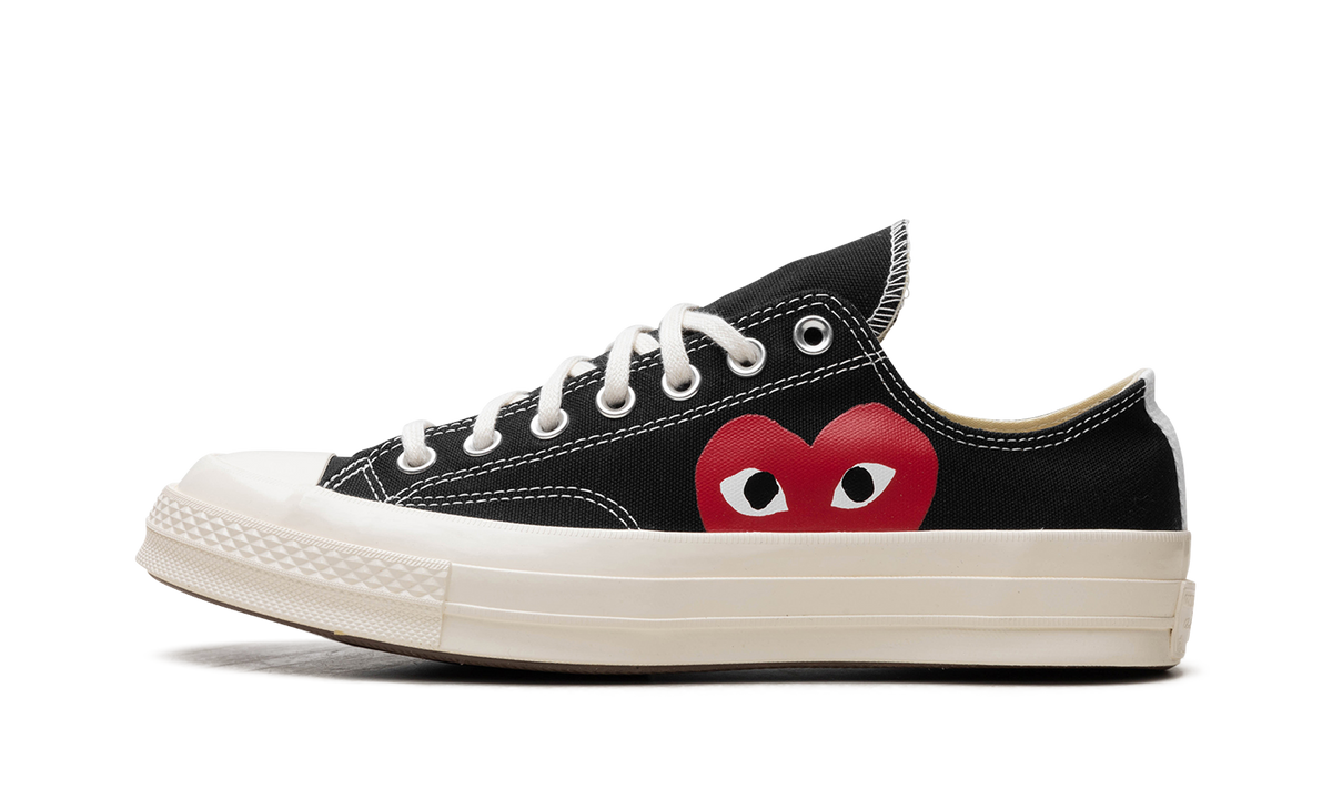 Converse Chuck 70 Ox "Comme Des Garçons PLAY / Half Heart Black" 150206C