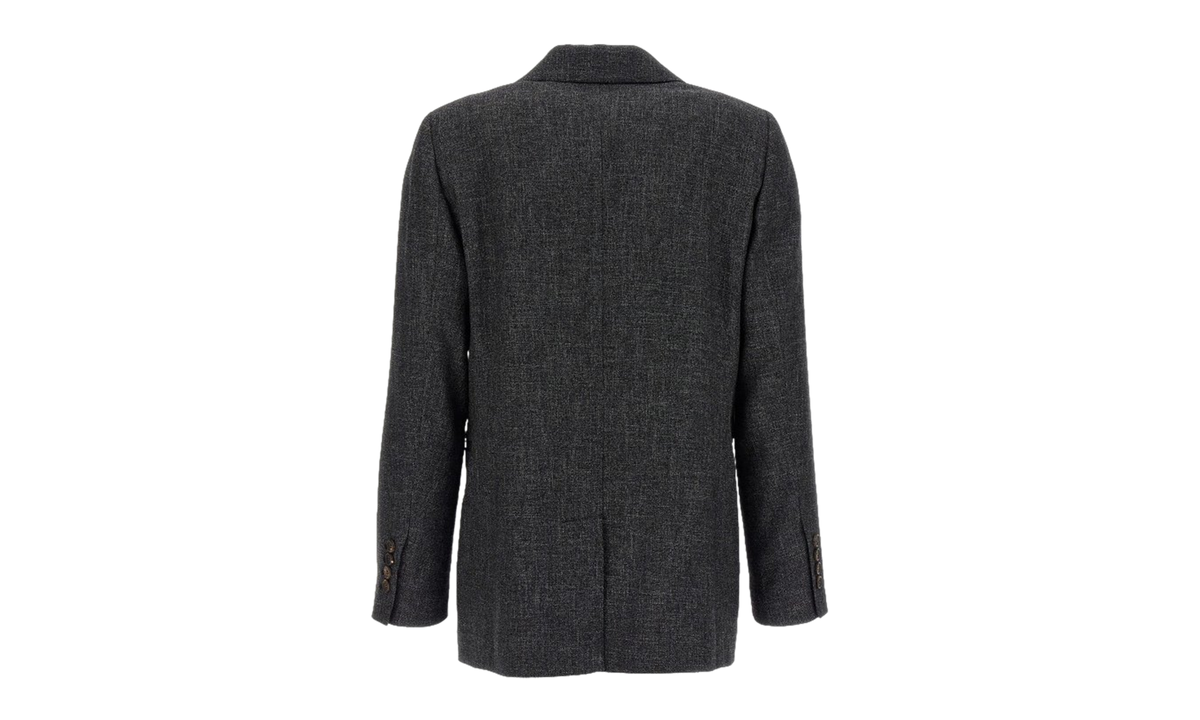 Brunello Cucinelli Double-Breasted Blazer WMNS "Dark Grey" BRUN1317