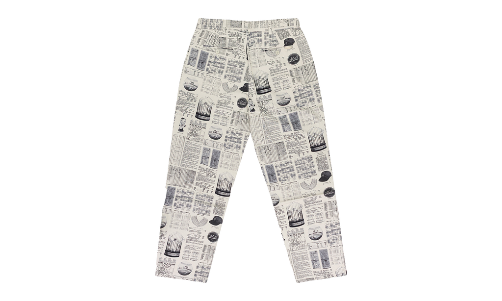 Aime Leon Dore NEW YORK METS FLYER PANTS "MULTICOLOR" FW23WP032 PROGRAM PRINT
