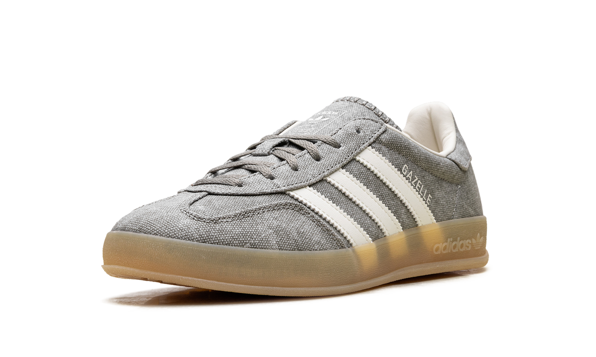 Adidas Gazelle Indoor WMNS "Silver Pebble Off White Canvas" IH7033