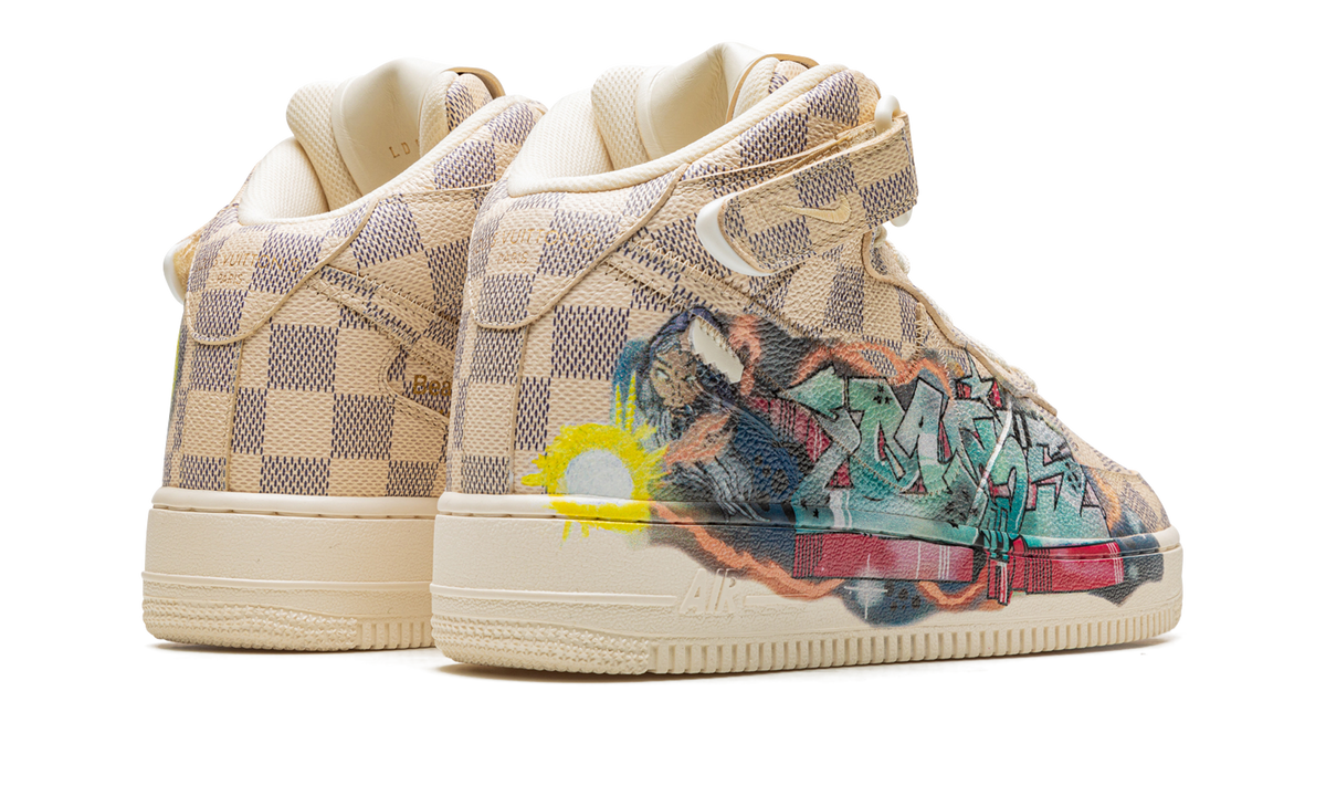 Nike Louis Vuitton Air Force 1 Mid "Virgil Abloh - Graffiti" 1A9VE0