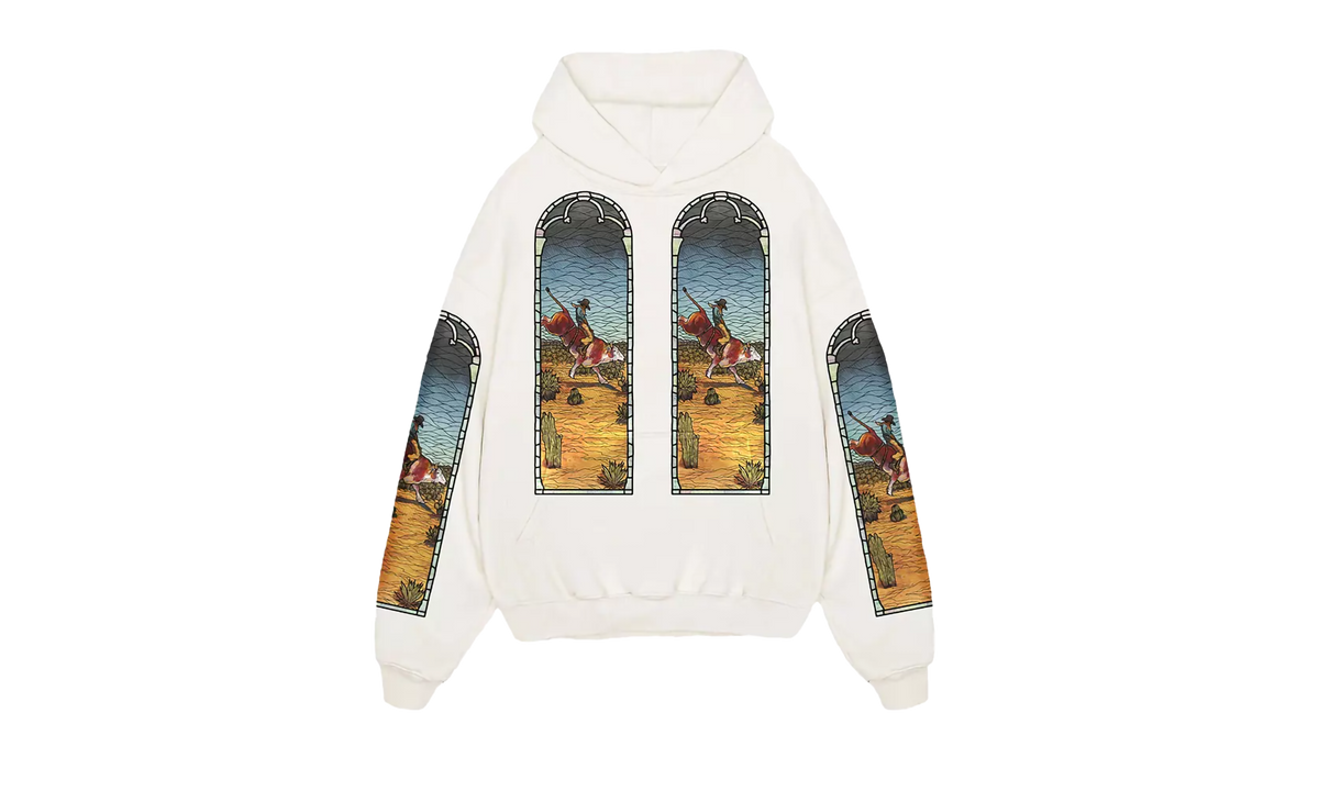 Who Decides War X EST Gee Stained Glass Hoodie "WHITE" WDSG627
