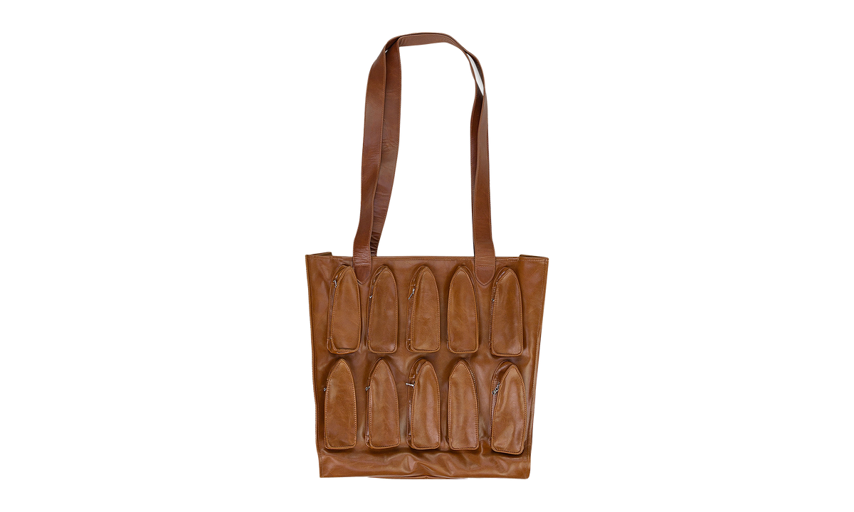 Who Decides War Thorned Pocket Tote Bag "Brown" 134001180017AW23
