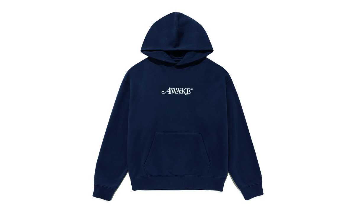 Awake Ny Classic Logo Hoodie "Navy" AWK FW24 HD303 NVY