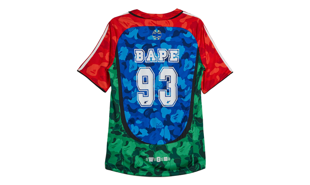 Adidas Bape Teamgeist Tee "Blue/Red/Green" KW5253
