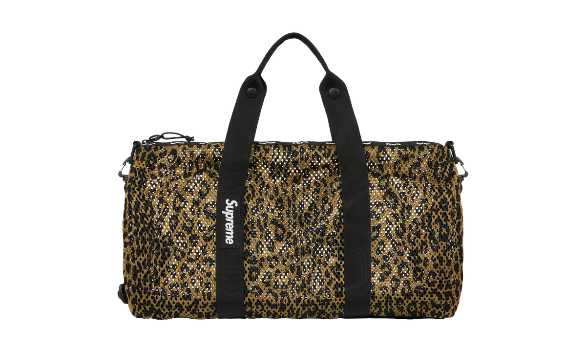 Supreme Mesh Duffle Bag "SS23 - Leopard" SU25935