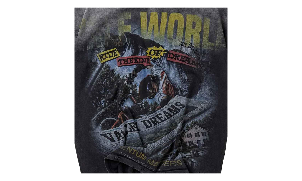 Vale Newspaper Tee "Black" VAL304