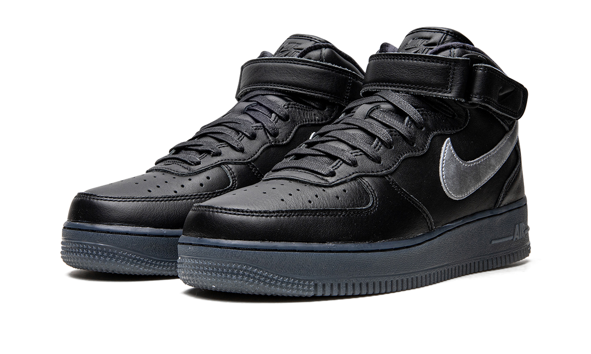 Nike Air Force 1 Mid "Black / Metallic Silver" DX3061 001