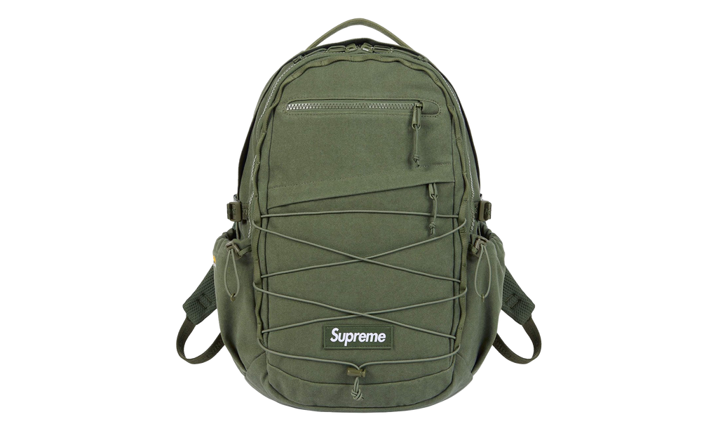 Supreme Logo Backpack "SS25 - Olive" SU25312