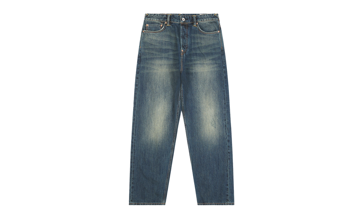 EVISU Seagull Print Denim "Dark Tone Indigo" 2EAHTM6JE134038DN