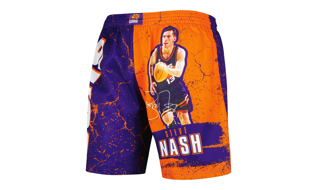 Mitchell & Ness Player Burst Mesh Shorts "NBA Suns Steve Nash" PSHR5009 PSUYYSNAPURP