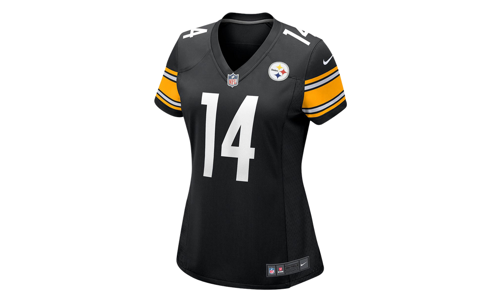 Nike Pittsburgh Steelers NFL George Pickens Game Player Jersey WMNS "Black" 67NW PTGH 7LF JZ0W