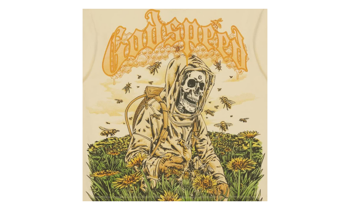 Godspeed New York Save the Bees II T-Shirt NG "Bone" GS516