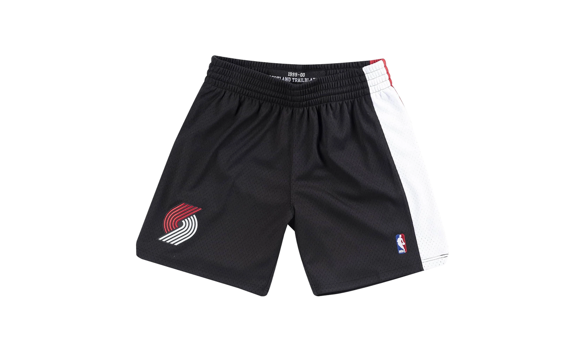 Mitchell & Ness NBA Authentic Road Shorts "1999-00 Portland Trail Blazers - Black" ASHRGS18042 PTBBLCK99