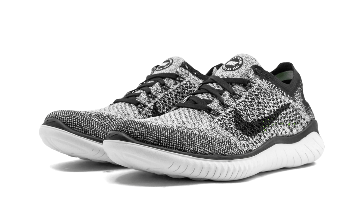 Nike FREE RN FLYKNIT 2018 WMNS "Oreo" 942839 101