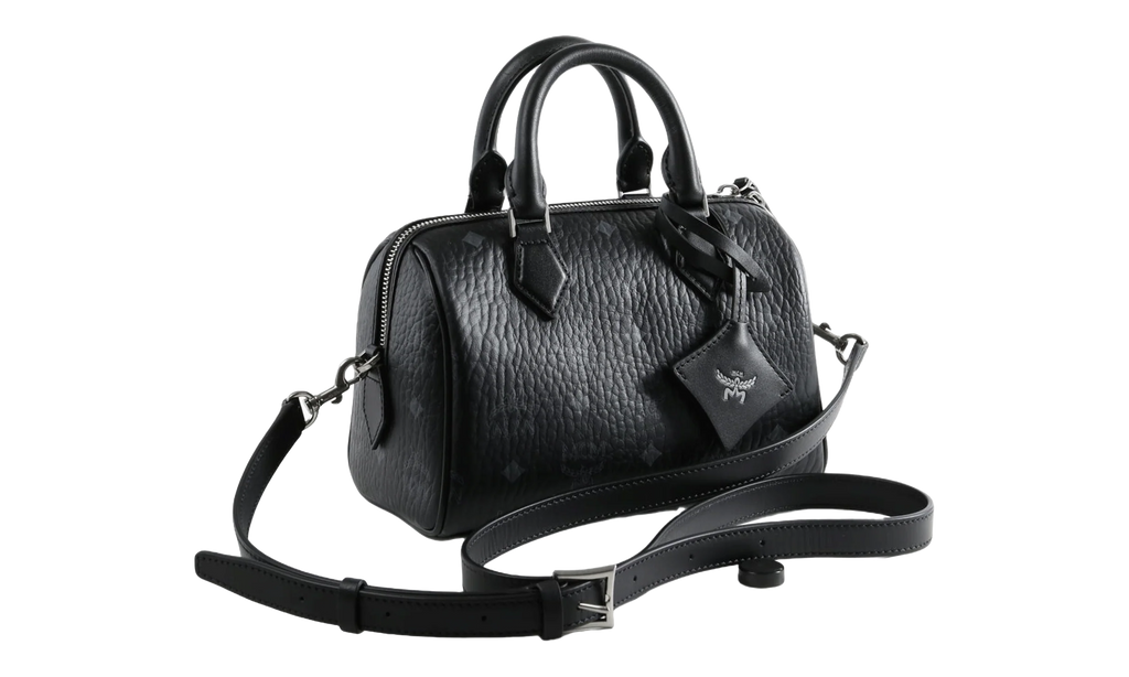 Mcm Ella VI Boston Small Bag "Black" MWBGSEA02 BLACK