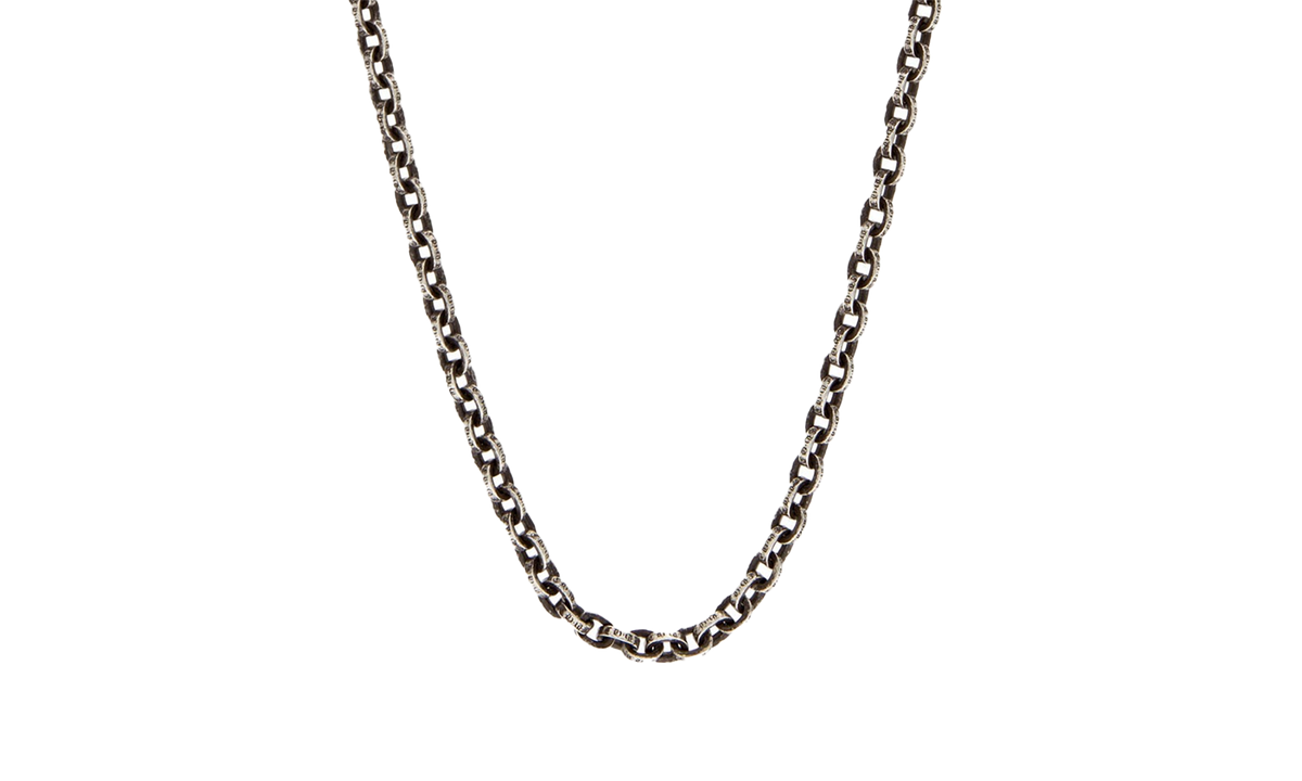 Chrome Hearts 18" Paper Chain Necklace "Silver" CHRM0324