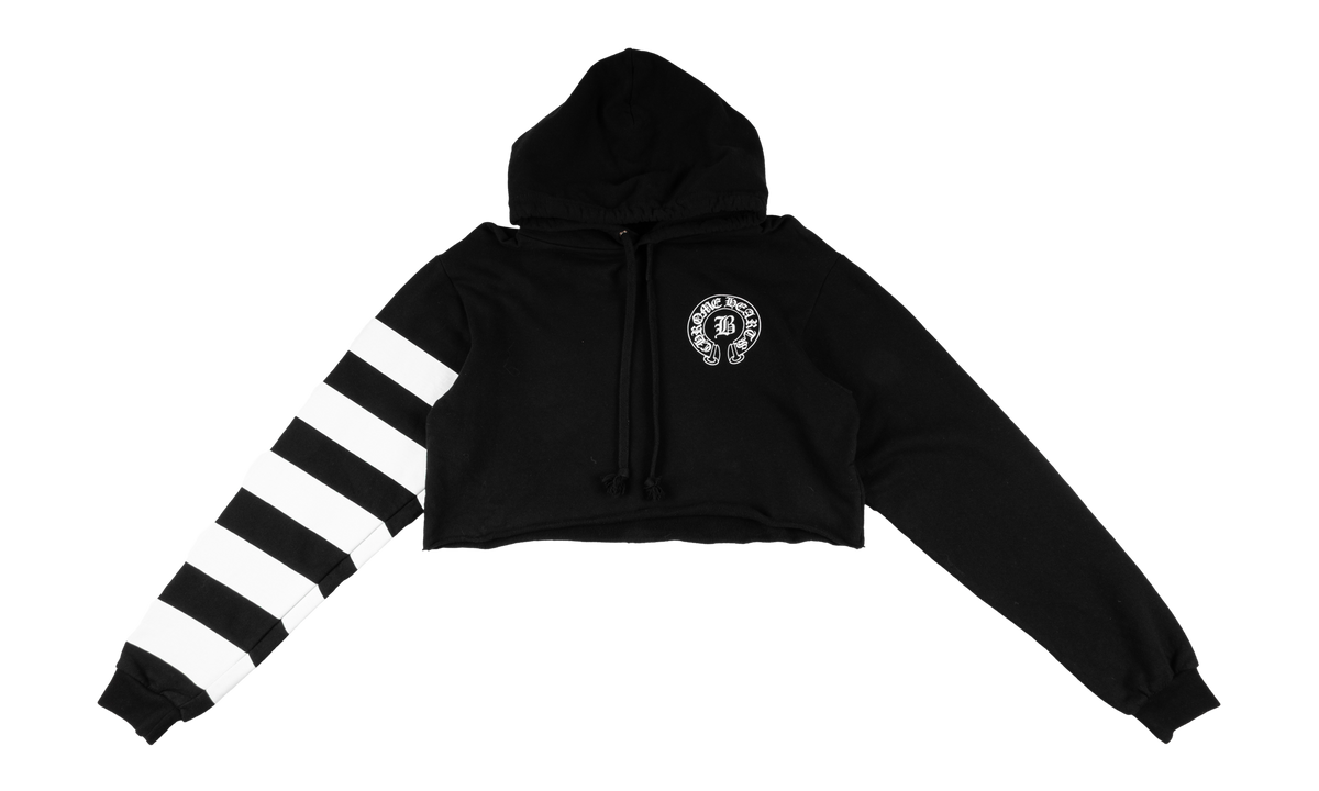 Chrome Hearts BELLA HADID CROPPED HOODIE WMNS "BLACK" CHRM1288