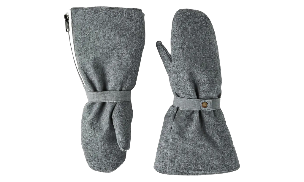 BRUNELLO CUCINELLI Wool Mittens WMNS "Light Grey" BRUN1725