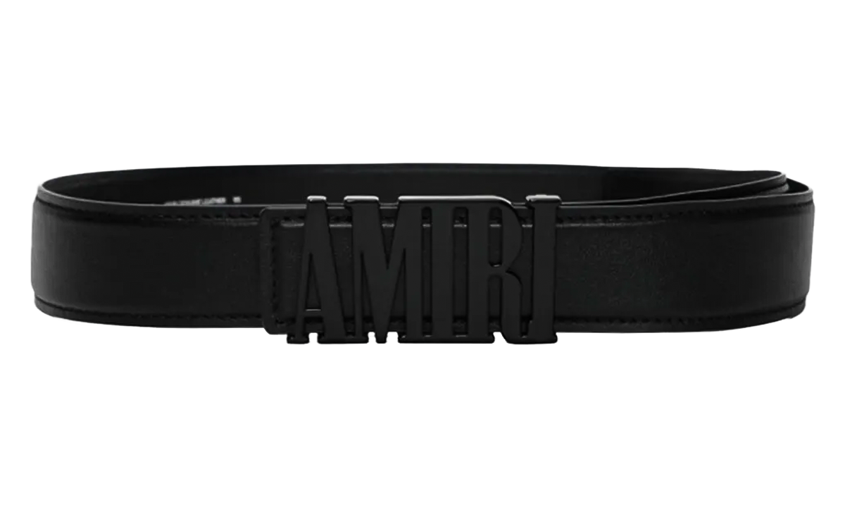 Amiri Core Logo Leather Belt "Black" PS23MAL011 001