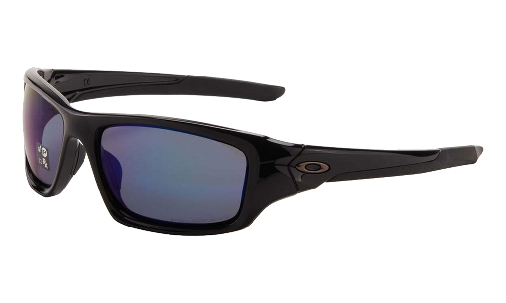 Oakley Valve Sunglasses "Polished Black / Deep Blue Polarized" OO9236 12