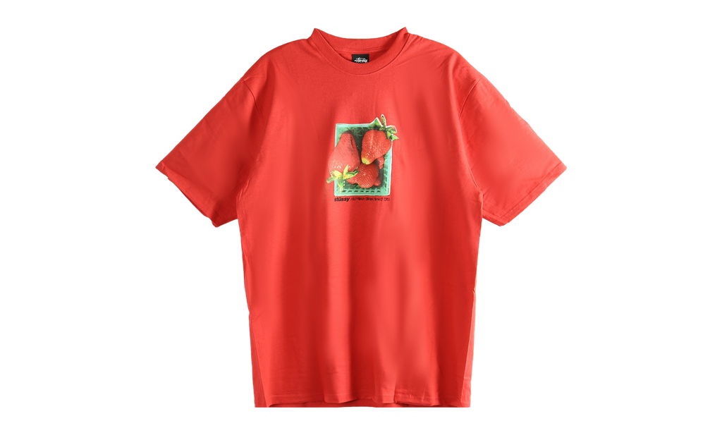 Stussy Berries Tee "CAYENNE" 1905108 CAYA