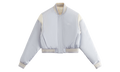 Kith Landry Varsity Cropped Bomber "Pastel Blue" khw010187 431