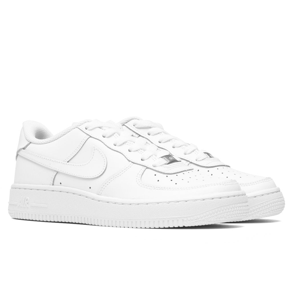 Nike Air Force 1 (GS) - White/White/White