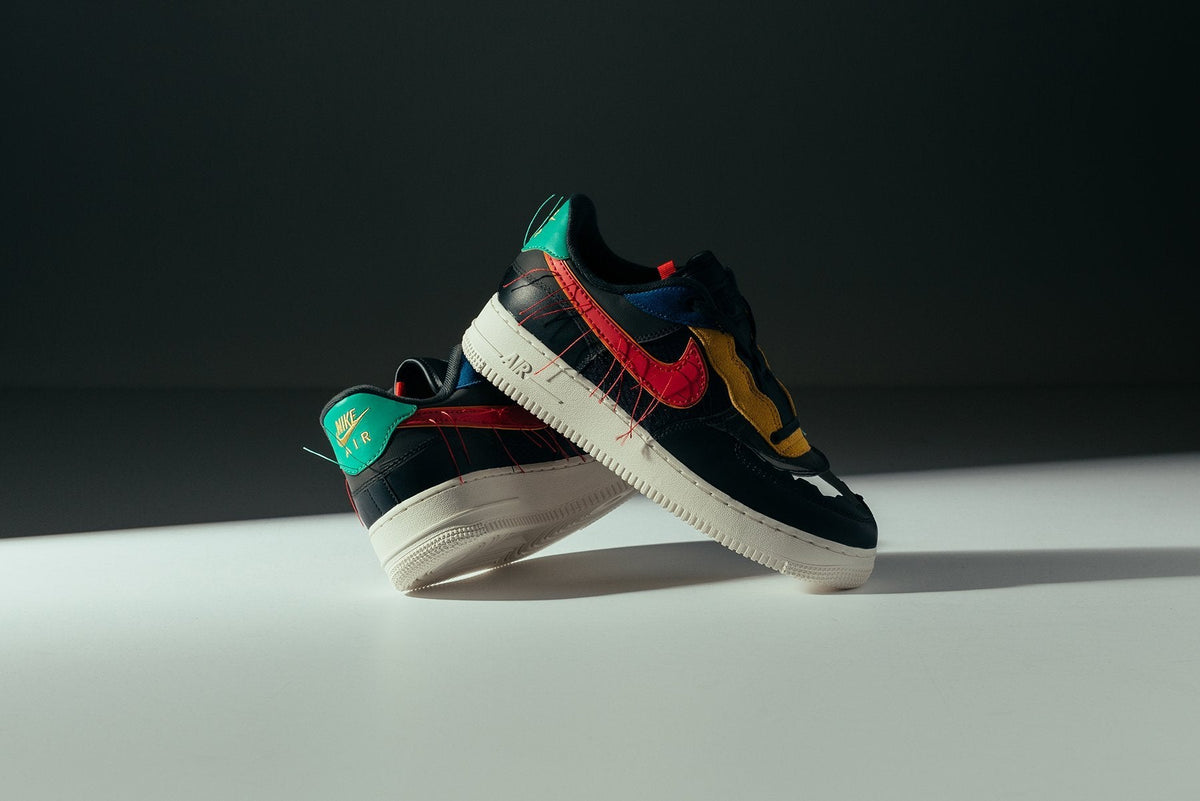 Nike Air Force 1 Low BHM - Dark Smoke Grey/Track Red