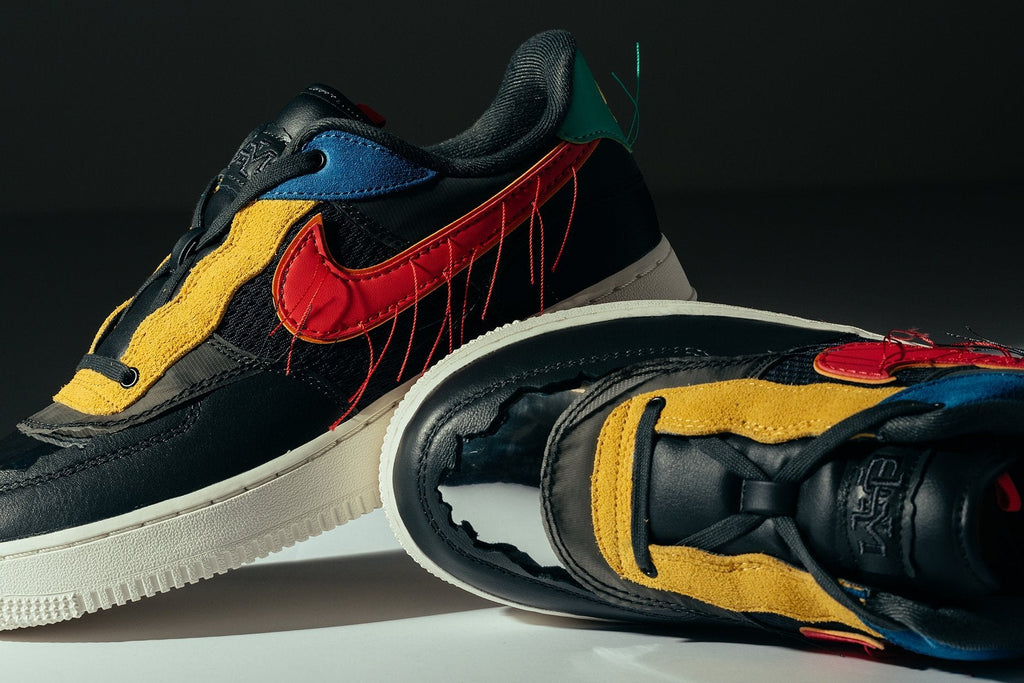 Nike Air Force 1 Low BHM - Dark Smoke Grey/Track Red