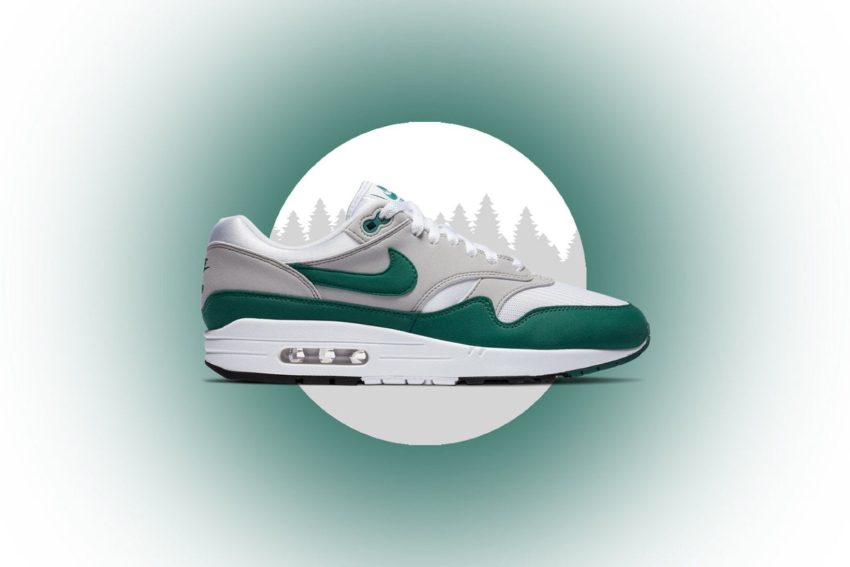 Nike Air Max 1 "Evergreen Aura" - White/Neutral Grey