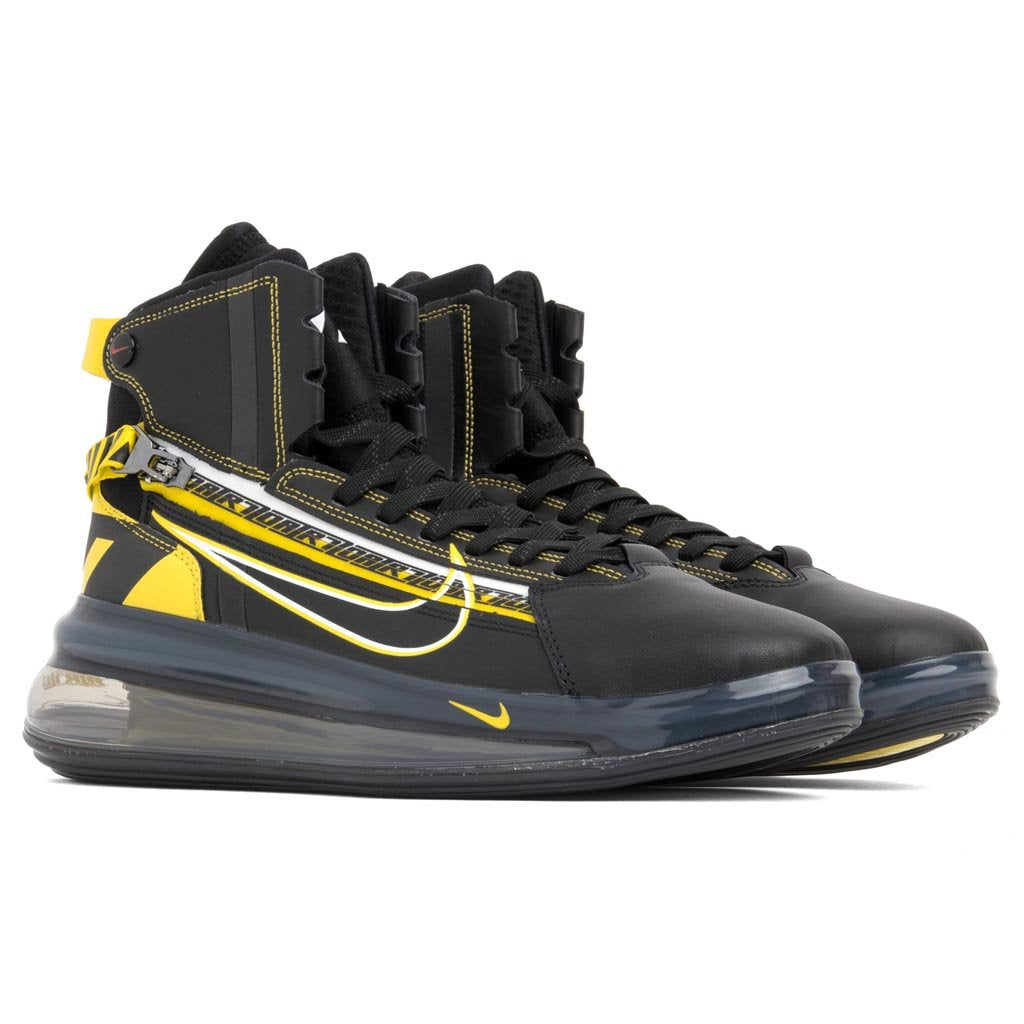 Nike Air Max 720 Saturn AS QS - Black/Dynamic Yellow/University Red