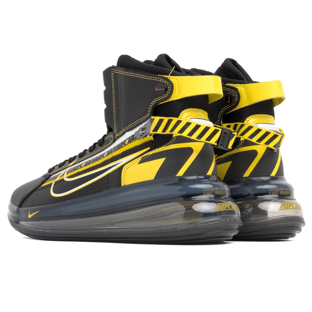 Nike Air Max 720 Saturn AS QS - Black/Dynamic Yellow/University Red