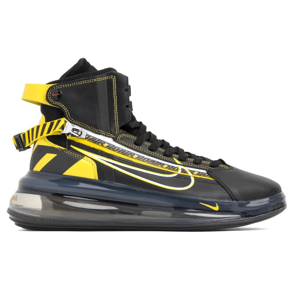 Nike Air Max 720 Saturn AS QS - Black/Dynamic Yellow/University Red