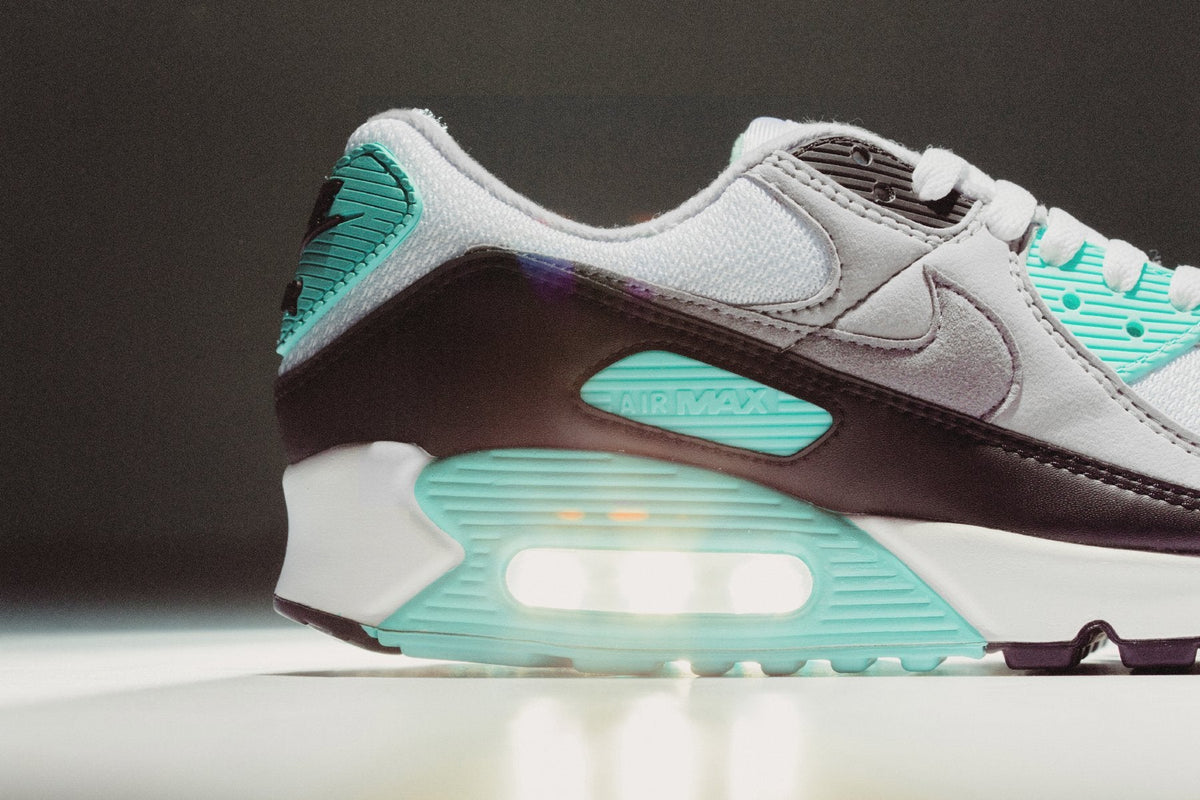 Nike Air Max 90 - White/Particle Grey/Hypher Turq/Black