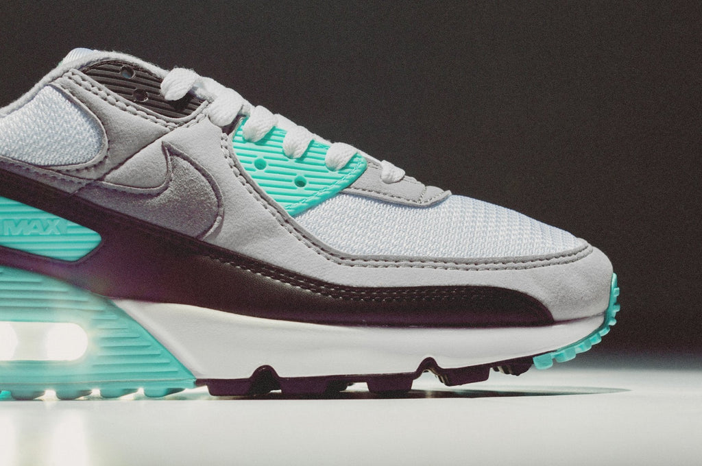Nike Air Max 90 - White/Particle Grey/Hypher Turq/Black