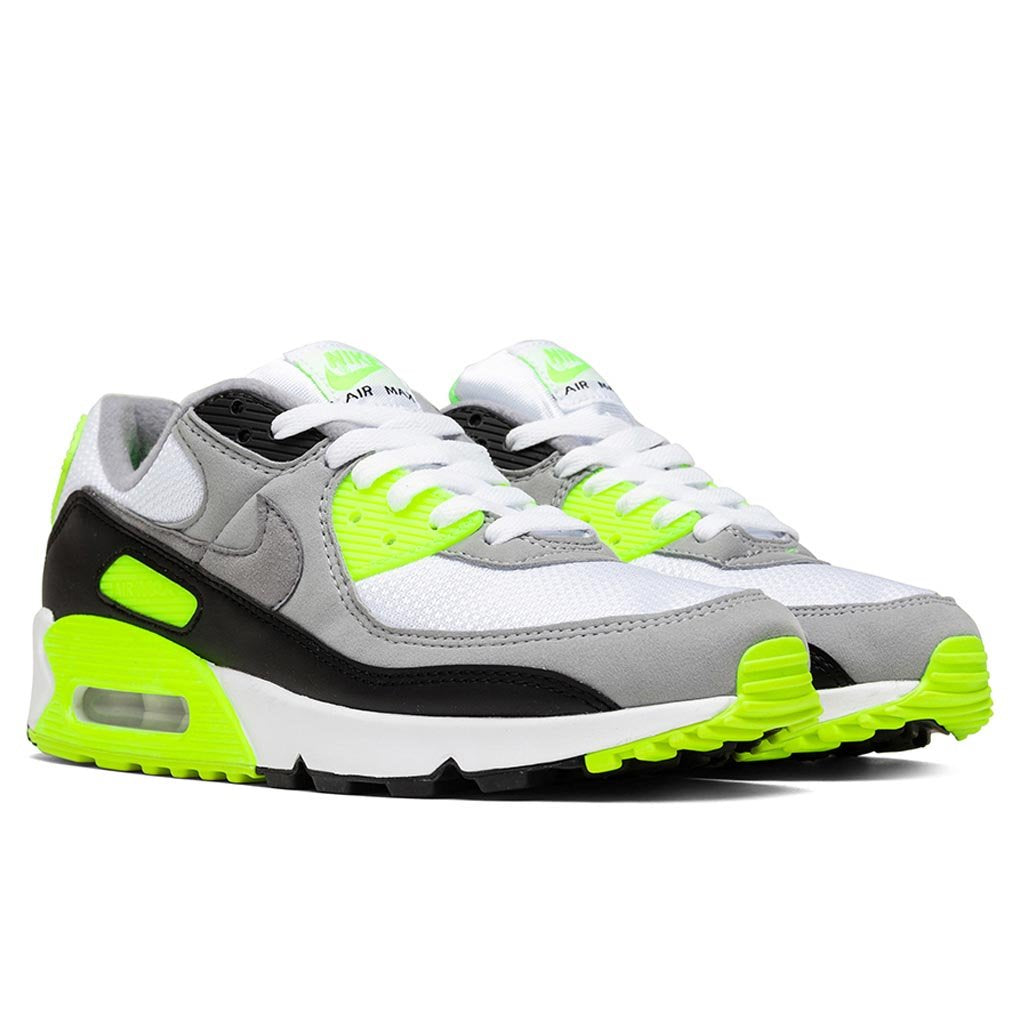 Nike Air Max 90 - White/Particle Grey/Volt/Black