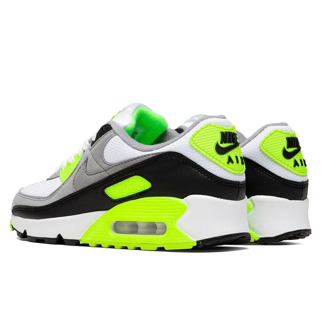 Nike Air Max 90 - White/Particle Grey/Volt/Black