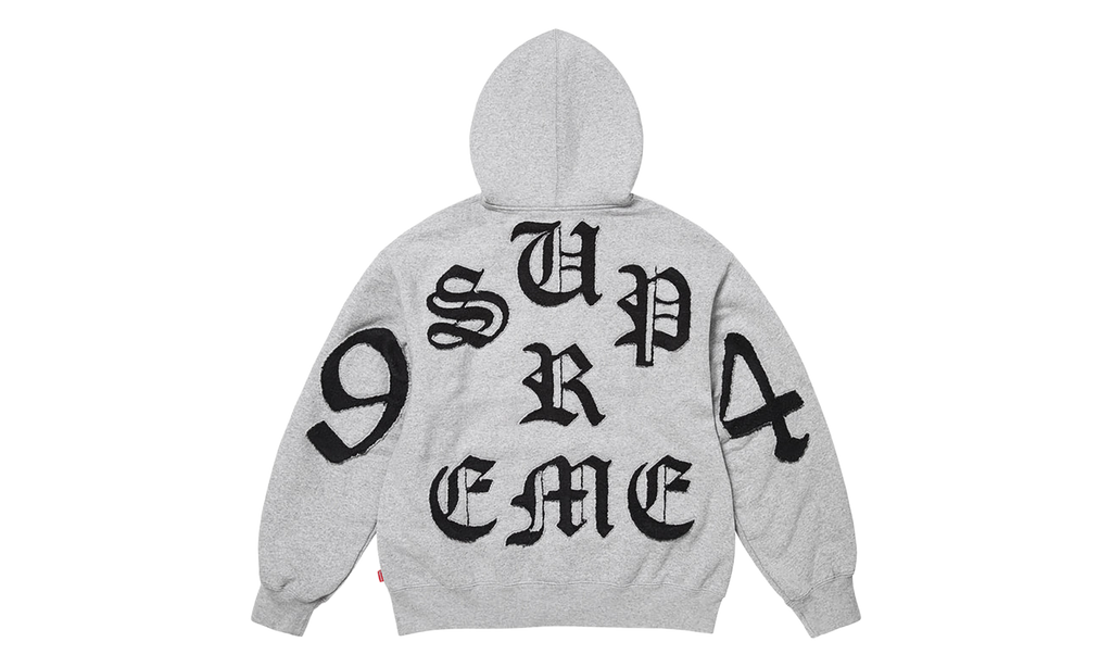 Supreme Cut Out Zip Up Sweatshirt "SS26 - Grey" SU27154