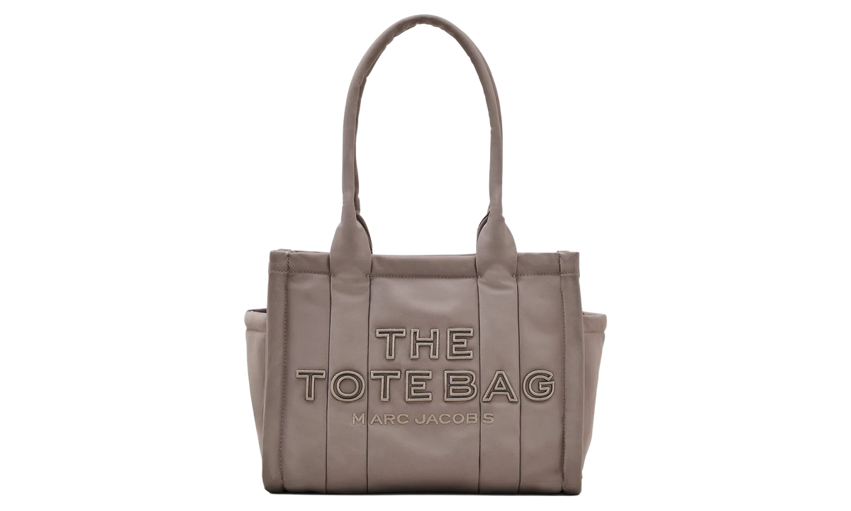 Marc Jacobs The Puffy Nylon Medium Tote Bag "Cement" 2R4HTT016H03 055