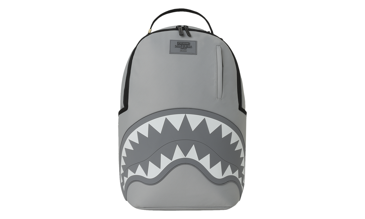 Sprayground Shark Central Nylon Backpack "Tonal Grey" B9638