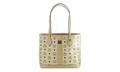 Mcm Liz VI Shopper Small Bags "Beige Black" MWPGSLR03 BEIGE BLACK